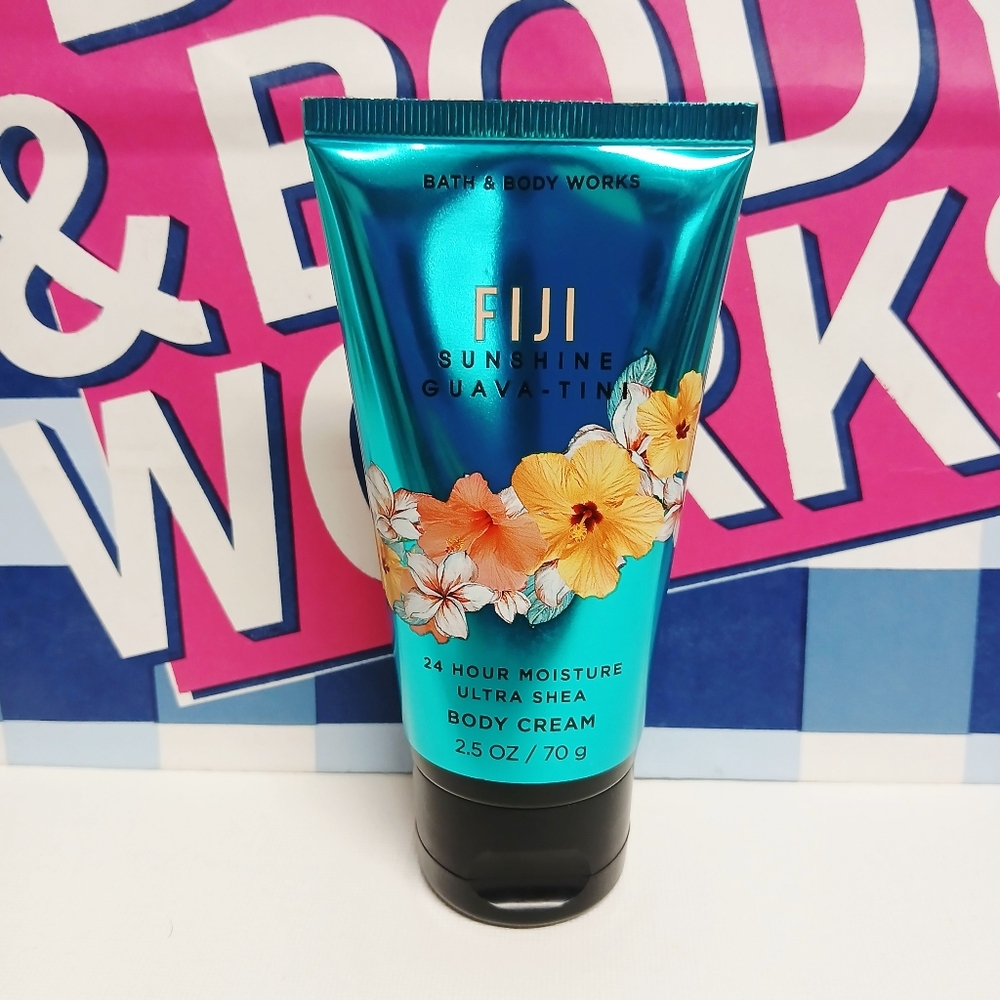 Bath and Body Works Fiji Sunshine Guava-Tini Travel Size Body Cream 2.5 oz - Picture 1 of 5